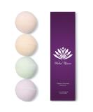 Naked Reverie Bath Bomb Gift Set - Organic Essential Oils, Epsom Salt, Shea Butter - 4 Extra Large Lush Bombs for Longer Fizz - USA Made, All-Natural, Safe for Sensitive Skin - Buy Online on GoSupps.com