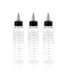 Fantasyon 3PCS Hair Oil Applicator Bottle 120ml Squeeze Oil Applicator Bottle for Hair Oil Bottle Applicator with Caps for Salon Hair Care Coloring Paint Art Glue - Buy Online on GoSupps.com
