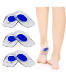 Buy Heel Spur Insoles - 3 Pairs Soft Gel Heel Cushions for Men & Women | Orthopedic Heel Pads & Achilles Tendon Support - Buy Online on GoSupps.com