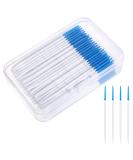 200 pieces interdental brushes silicone interdental brushes soft dental brushes with box portable dual-house dental floss stick toothpick for tooth cleaning gap (blue) - Buy Online on GoSupps.com