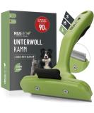 Reavet Unterwollkamm for Dogs & Cats - Large Short Hair Grooming Tool with Self-Cleaning Button | Effortlessly Remove Underwool & Maintain Top Coat - Buy Online on GoSupps.com