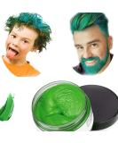 Hair Color Wax Natural Matte Hairstyle for Party. Cosplay Halloween (green) green - Buy Online on GoSupps.com