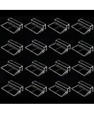 16pcs Clear Acrylic Fish Tank Glass Cover Clips for Rimless Aquariums (6mm) - Buy Online on GoSupps.com