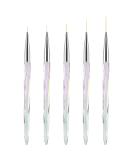 TEOYALL Nail Art Liner Brushes - Fine Line Precision Drawing Brushes for Gel Nail Polish | 7/9/11/15/20mm - Buy Online on GoSupps.com