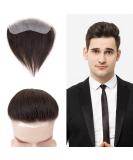 Buy Lordhair 100% European Real Hair Toupet for Men | V-Loop Skin Off Black 1B | Premium Quality Hairpiece 15.2*3.8cm - Buy Online on GoSupps.com