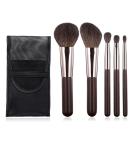 Travel Makeup Brushes Set 5PCS Portable Professional Mini Cosmetic Kit for Blush Contouring & Highlighting - Buy Online on GoSupps.com