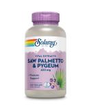 SOLARAY Pygeum and Saw Palmetto Berry Extracts | Mens Health & Prostate Function Support | Zinc B-6 Pumpkin Seed & Amino Acids | 240 VegCaps 240 Count (Pack of 1) - Buy Online on GoSupps.com