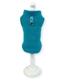 Dog Fleece Harness Vest Jumper Sweater Coat for Small Breed Dogs and Sizes (Large Aqua) Large Aqua - Buy Online on GoSupps.com