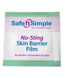 Safe n Simple No-Sting Skin Barrier Wipe - 2x2 (Box of 100) | International Shipping Available - Buy Online on GoSupps.com