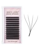 4D YY Eyelash Extensions - 2Y Shape Webart Prefabricated Compartment - Individual Extensions (0.07C 8-15mm Mixed) | 1 Pack - Buy Online on GoSupps.com