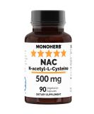 N-Acetyl-L-Cysteine (NAC) 500 mg - 90 Vegan Capsules | Premium Quality Antioxidant Supplement for Immune Support - Ships Internationally - Buy Online on GoSupps.com