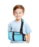 Buy Kids Arm Sling | Padded Shoulder Immobilizer for Broken Elbow - Adjustable Support with Waist Strap - Buy Online on GoSupps.com