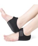 Plantar Fasciitis Relief Heel Cups for Men & Women | Shock Absorption Heel Cushions & Protectors for Heel Pain Spur & Cracked Heels - Sizes W 6-9.5 / M 5-8.5 - Black - Buy Online on GoSupps.com