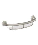 Moen R2356DBN Safety 16-inch Bathroom Grab Balance Assist Bar with Shelf, Brushed Nickel - Buy Online on GoSupps.com