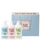 Kids Shower Gift Set | Plant-Based Shampoo Conditioner & Body Wash for Dry Sensitive Skin | Goat Milk | Allergen-Free & Cruelty-Free - Buy Online on GoSupps.com