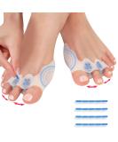 Tech Love Toe Spreader: 4 & 20 Pack Adjustable Silicone Separator for Hallux Valgus Correction - Large Size for Men - Buy Online on GoSupps.com