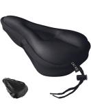 Zacro Bike Seat Cushion - Gel Padded Bike Seat Cover for Men Women Comfort, Extra Soft Exercise Bicycle Seat Compatible with Peloton, Outdoor & Indoor black Small - Buy Online on GoSupps.com