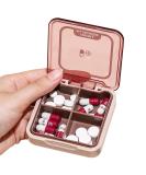 Small Pill Box BPA Free Pill Case with 4 Large Compartmensts to Hold Vitamins Moistureproof Portable Pill Box Organiser for Travel (Deep Red) - Buy Online on GoSupps.com