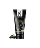 NUTRIGLOW Natural S Bamboo Charcoal Face Wash with Sandalwood - Daily Exfoliation for All Skin Types 100g | Refresh & Revitalize Your Skin - Buy Online on GoSupps.com