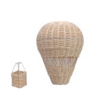 Handcrafted Woven Hot Air Balloon Wall Decor | Rattan Hanging Decor for Kids' Rooms Weddings Parties & More - Ideal Photo Prop & Romantic Decor - Buy Online on GoSupps.com
