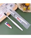 30 Disposable Toothbrushes with Toothpaste - Individually Packed for Hotels Charities Nursing Homes & Homeless Care - Buy Online on GoSupps.com