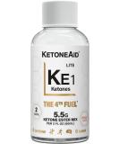 KetoneAid KE1 Ketone Ester Drink | Ready to Drink with 60% D-BHB Ketone Ester and 40% Reduced Salt Ketone Salt | No Sugar  No Caffeine | 2 Serving Per Bottle (1 Count) 2 Fl Oz (Pack of 1) - Buy Online on GoSupps.com