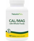 Nature's Plus CalMag Caps - 180 Vegetarian Capsules for Bone Health - Buy Online on GoSupps.com