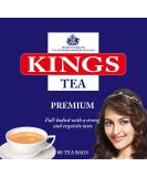 KINGS TEA PREMIUM ENGLISH BREAKFAST TEA 160 TEA BAGS (MULTIPACK OF 2 * 80 TEA BAGS) - Buy Online on GoSupps.com