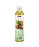 Now Foods Organic Sweet Almond Oil 8 fl oz - Cold-Pressed & Pure - Buy Online on GoSupps.com