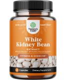White Kidney Bean Energy Booster Capsules - Natural AMPK Activator & Antioxidant Supplement for Men and Women - Buy Online on GoSupps.com