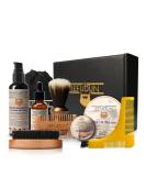 Premium Nine-Piece Shaving Kit for Men | Shaving Cream Oil Aftershave Lotion & Brush Gift Set - International Shipping - Buy Online on GoSupps.com