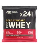 Buy Optimum Nutrition Gold Standard 100% Whey Protein Powder - Double Rich Chocolate 24 x 31g Sachets for Muscle Building & Recovery - International Shipping Available - Buy Online on GoSupps.com