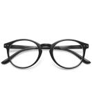 Koosufa Fashion Anti Blue Light Reading Glasses - Spring Hinge for Men & Women | Round Anti-Fatigue Visual Aid | Various Strengths Available - Buy Online on GoSupps.com