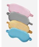4 Pack Silk Eye Masks - Ultra Soft Satin Sleep Masks for Men & Women | Eco-Friendly Zero Pressure Perfect for Sleeping & Traveling (Gray Pink Blue Yellow - Buy Online on GoSupps.com