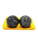 STCREE 5 cm Marble Handballs | Chinese Baoding Balls for Health Meditation & Fitness | Black Gray Hand Therapy Tool - Buy Online on GoSupps.com