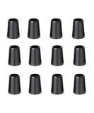 SummerHouse Solid Black Flat Golf Iron Ferrules - 12 Pieces, Tapered 0.355 & 0.370 Shaft, 0.500/0.750/1.000 Height Options - 0.370ID*0.750L - Buy Online on GoSupps.com