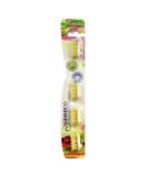 Yaweco Refill Pack Replacement Heads - Natural Bristles Medium (4 Pieces) | Eco-Friendly Dental Care - Buy Online on GoSupps.com