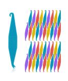 ZOKJSW Orthodontic Elastic Disposable Plastic Braces - 20 Mixed Color Pack for Comfortable Dental Care | International Shipping Available - Buy Online on GoSupps.com