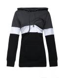HAPPY MAMA Women's Nursing Hoodie 503p - Graphite/Off White/Black | Maternity Breastfeeding Top - Buy Online on GoSupps.com