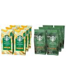 STARBUCKS Blonde Espresso Roast Blonde Roast Whole Bean Coffee 200g (Pack of 6) & Pike Place Roast Medium Roast Whole Bean Coffee 200g (Pack of 6) - Buy Online on GoSupps.com