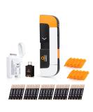 DARIO Smart Glucose Monitor Kit | Test Blood Sugar Levels & Manage Diabetes, Testing Kit Includes: Glucometer with 25 Strips, 10 Sterile lancets (USB-C iPhone 15, Pro & Max Only)