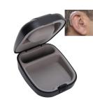 Summer gift Hearing Aid Box Sturdy Portable Hearing Aid Storage Box for Hearing Aid Convenient Plastic + Silicone 2.8 x 2.5x 1.2in(black) - Buy Online on GoSupps.com