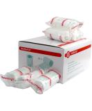 NOBA 20 Pieces Gauze Bandages - 8 cm x 4 m Individually Foil Wrapped | International Shipping Available - Buy Online on GoSupps.com