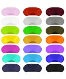 Aneco 50 Pieces Blindfold Eye Mask Shade Cover with Nose Pad and Adjustable Strap for Travel Sleep or Party Supplies 21 Colors - Buy Online on GoSupps.com