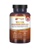 Prowise Advanced Mushroom Complex | Super Blend of 6 Mushroom with Lions Mane, Chaga, Cordyceps, Shiitake, Reishi, and Maitake | 60 Vegan Capsules | High Strength Formula | Made in UK - Buy Online on GoSupps.com