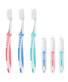 Newday Nano Toothbrushes - Soft Bristle Silicone Travel Set for Sensitive Teeth & Gums | Individually Wrapped | 3 Box Multi-Color - Buy Online on GoSupps.com