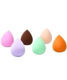 Tranquil Beauty Makeup Sponge Set of 6 - Ultimate Triangle Design Powder Puff Beauty Blenders for Flawless Foundation Application - Buy Online on GoSupps.com