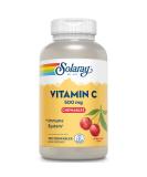 Solaray Vitamin C Chewable 500mg - Natural Cherry Flavor, 100 Count - Buy Online on GoSupps.com