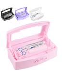 Sterilizer Tray for Nail Tools - Professional Pink Lash Tweezer Extension Sterilizer Box | Essential Esthetician Supplies - Buy Online on GoSupps.com