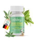 Vitabay Sage 1900 mg - 90 Vegan Sage Capsules | High Dose Salvia Officinalis Leaf Extract with 2% Essential Oils - Optimize Your Health - Buy Online on GoSupps.com